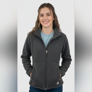 The North Face Gray Full-Zip Jacket
